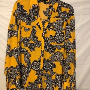 Express Casual Button Down Shirt EXCELENT Condition Floral